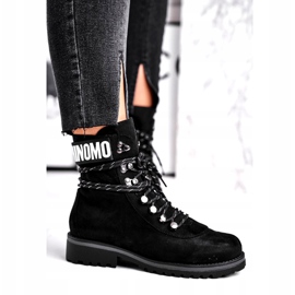 Evento Botas de madeira High Black 9BT35-1331 Black Popsi preto 2