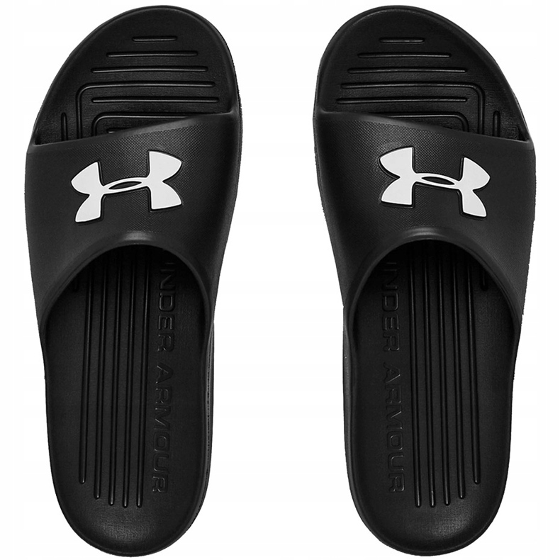 Under Armour Under Armor Core Pth Sl - chinelos masculinos negros 3021286 001 preto preto 1