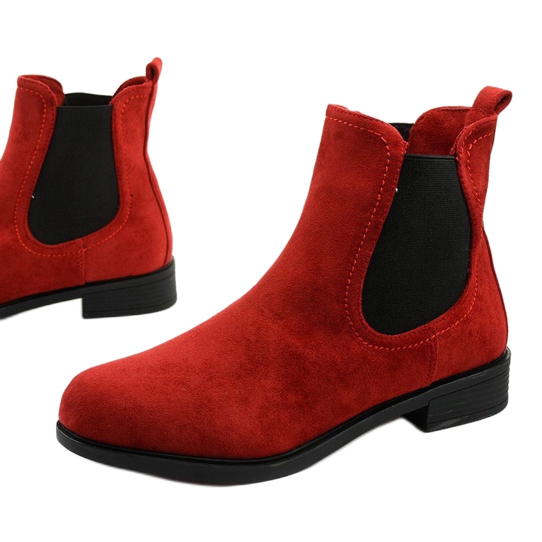 Botas com isolamento achatado vermelho Torwarin 1