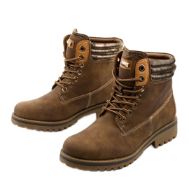 Botas de amarrar cáqui com Halitta forrada 2