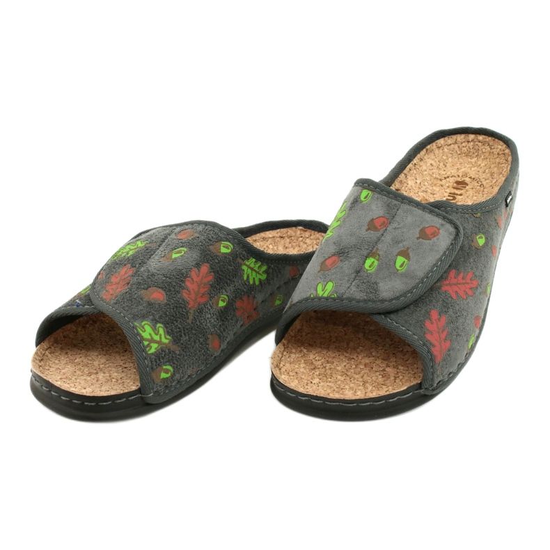 Sapatos femininos Inblu 155D116 cinza multicolorido verde 3