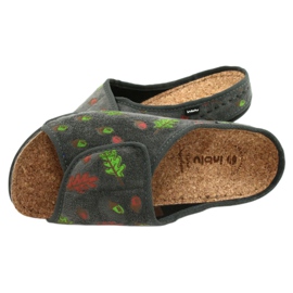 Sapatos femininos Inblu 155D116 cinza multicolorido verde 5