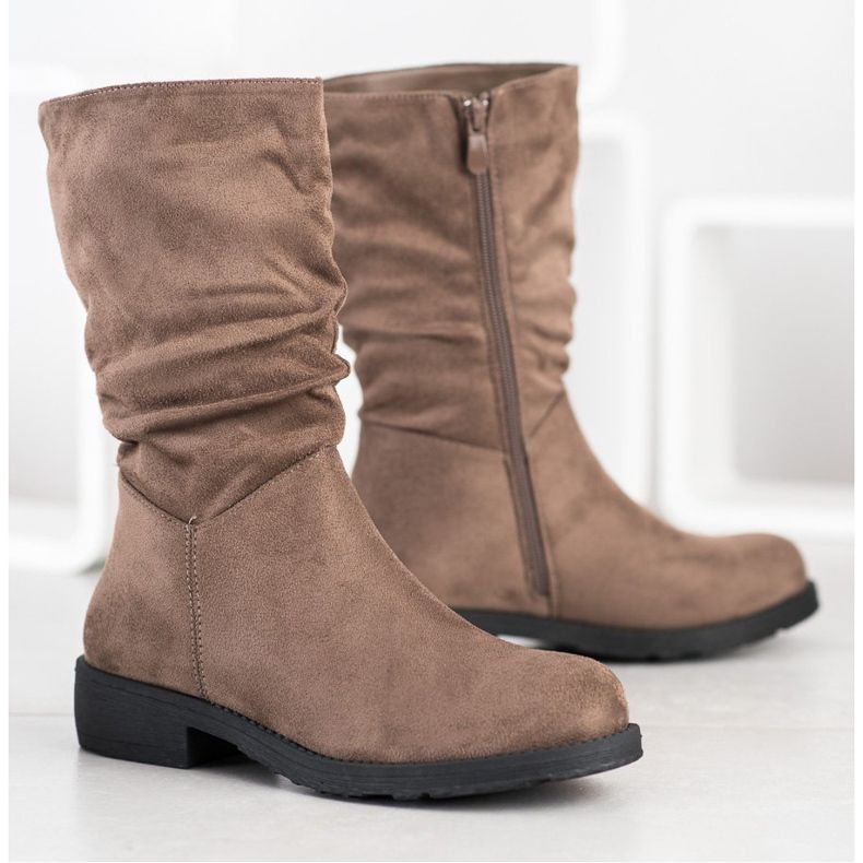 Lovery Botas-botas altas marrons marrom 1