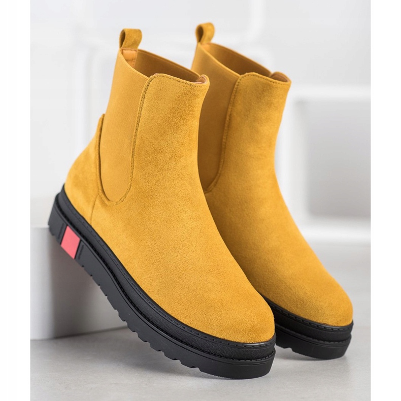 Seastar Botas na plataforma multicolorido amarelo 1