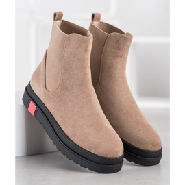 Seastar Botas na plataforma bege 1