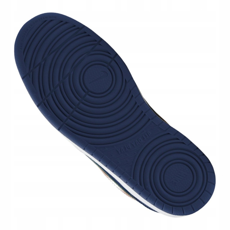 Sapatos Nike Court Borough Low 2 (GS) Jr BQ5448-401 bege azul marinho 2