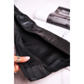 HAN Botas femininas de salto alto preto 3