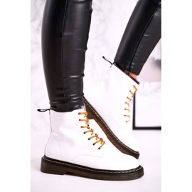 Botas femininas Botas de couro brancas GOE GG2N3057A branco 2