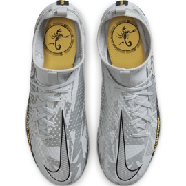 Chuteiras Nike Phantom Gt Scorpion Academy Dynamic Fit FG / MG Junior DA2287 001 prata/cinza cinza 1