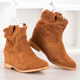 Botas de caubói Sergio Leone marrom amarelo 2
