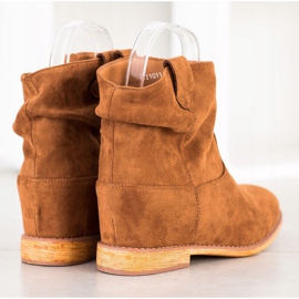 Botas de caubói Sergio Leone castanho amarelo 1