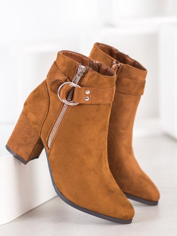 Balada Botas Elegantes Com Ornamento marrom 1