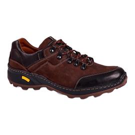 Bednarek Polish Shoes Sapatos de couro de trekking masculino Bednarek Activ marrom 1