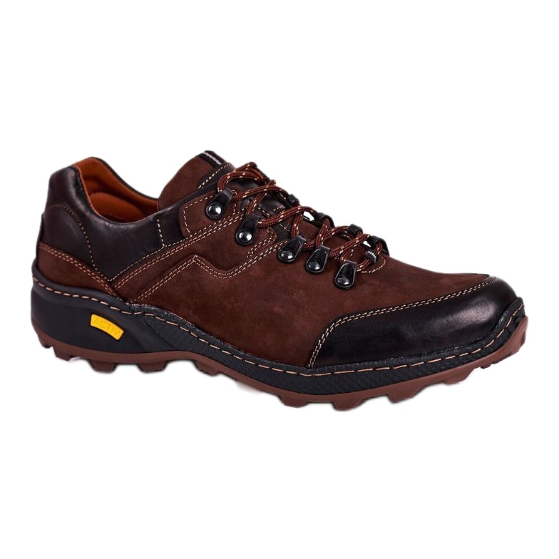 Bednarek Polish Shoes Sapatos de couro de trekking masculino Bednarek Activ marrom castanho 1