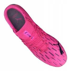Chuteiras Puma Future 6.1 Netfit Low Fg / Ag M 106182-03 multicolorido rosa 2 Chuteiras Puma Future 6.1 Netfit Low Fg / Ag M 106182-03 multicolorido rosa 2