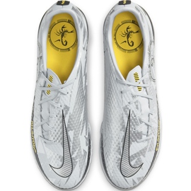Chuteiras Nike Phantom Gt Scorpion Academy Tf DA2262 001 prata prata 1