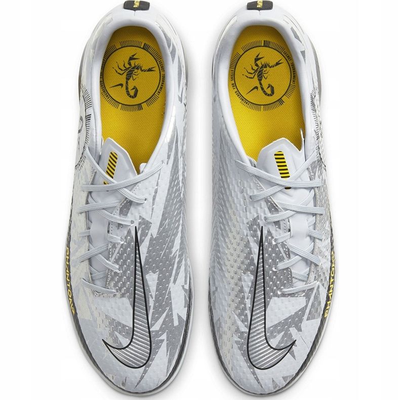 Chuteiras Nike Phantom Gt Scorpion Academy Ic DA2265 001 prata prata 1