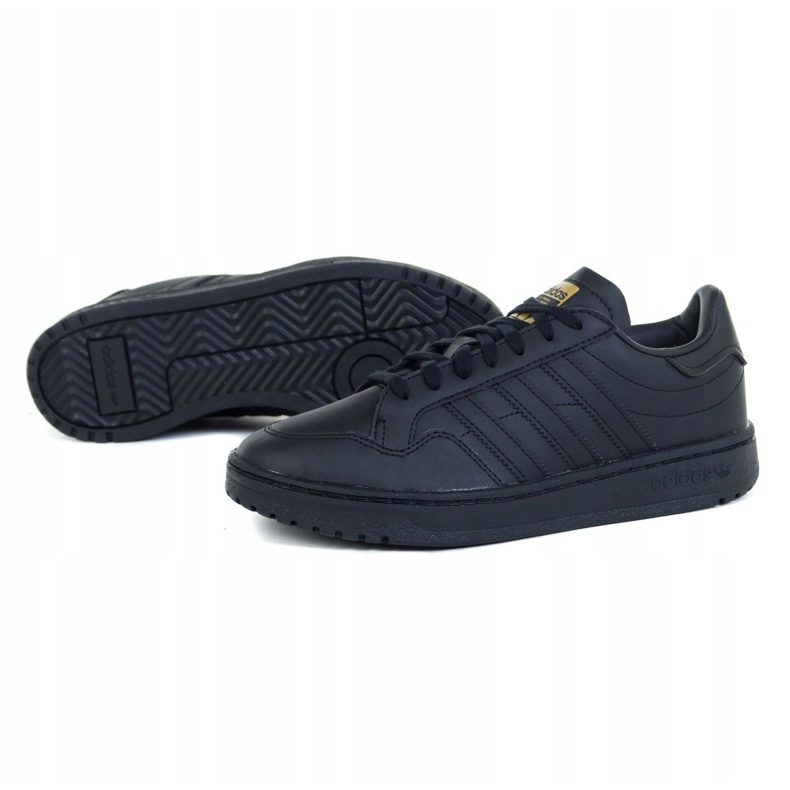 Sapatos Adidas Team Court Jr EF6808 preto verde 1