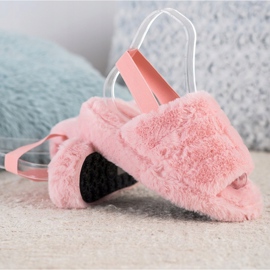 Seastar Chinelos Quentes Com Pele rosa 1