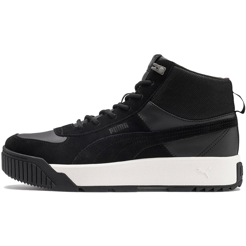 Sapatos masculinos Puma Tarrenz Sb preto e branco 370551 01 1