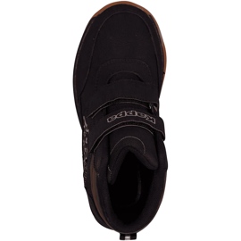 Sapatos infantis Kappa Bright Mid K pretos 260239K 1111 1