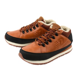 Calçados esportivos masculinos com isolamento de camelo Greenfury marrom multicolorido 2