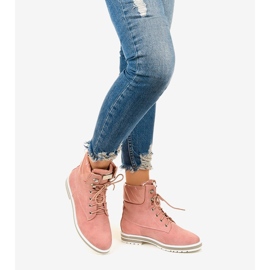 Botas isoladas rosa de Arlinda 1