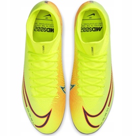 Chuteiras Nike Mercurial Superfly 7 Pro Mds Fg BQ5483 703 branco, preto, rosa amarelo 1