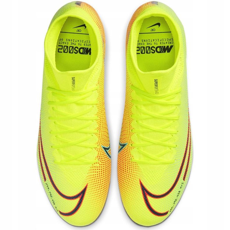 Chuteiras Nike Mercurial Superfly 7 Pro Mds Fg BQ5483 703 branco, preto, rosa amarelo 1