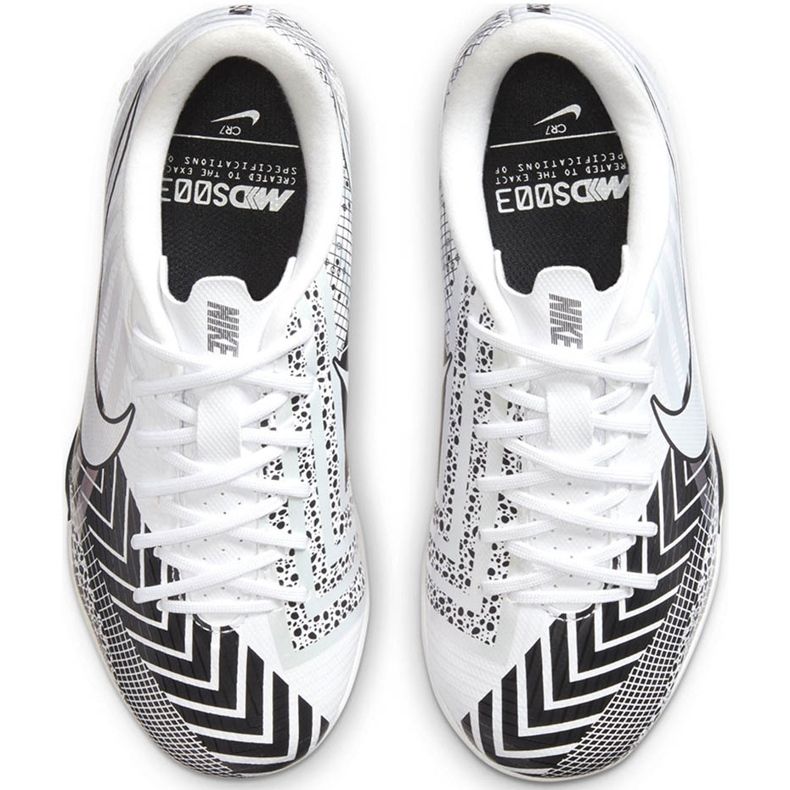 Chuteira Nike Mercurial Vapor 13 Academy Mds Tf Junior CJ1178 110 branco branco 1