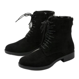 Botas de trabalho femininas negras A8316 / A preto 2