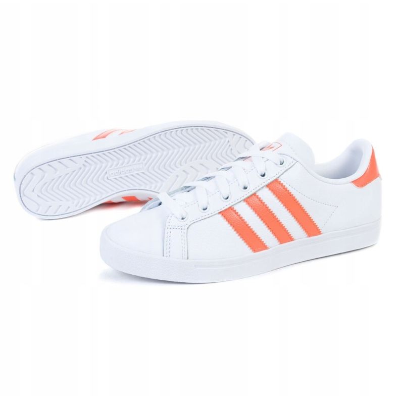 Sapatos adidas Coast Star W EE6202 branco laranja 1