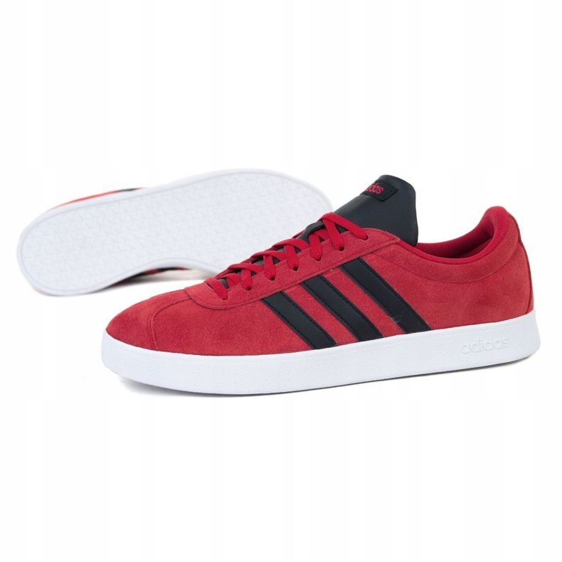 Adidas Vl Court 2.0 M EG3963 preto vermelho 1