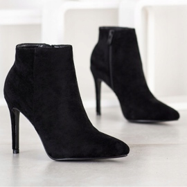 Small Swan Botas elegantes de salto alto preto 1