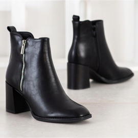 SHELOVET Botas clássicas com zíper preto 1 SHELOVET Botas clássicas com zíper preto 1