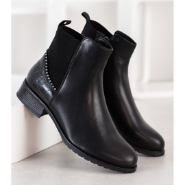 Super Mode Botas Pretas Elegantes preto 1