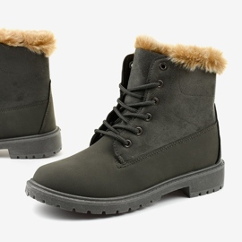 Botas cinza Botas isoladas Olaksalim 1