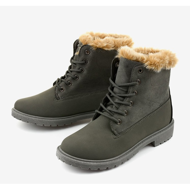 Botas cinza Botas isoladas Olaksalim 2