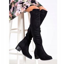 Balada Botas na coluna baixa preto 2