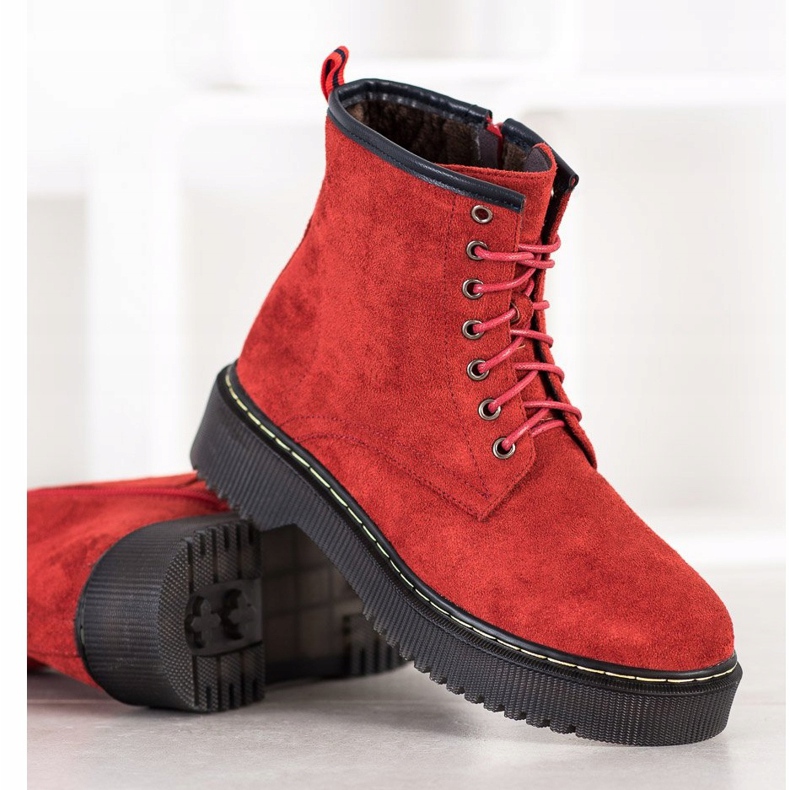 Sabatina Botas quentes na plataforma vermelho 2 Sabatina Botas quentes na plataforma vermelho 2