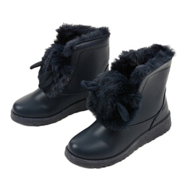 Botas com isolamento azul marinho da Alrindra 2
