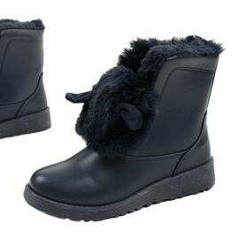 Botas com isolamento azul marinho da Alrindra 1