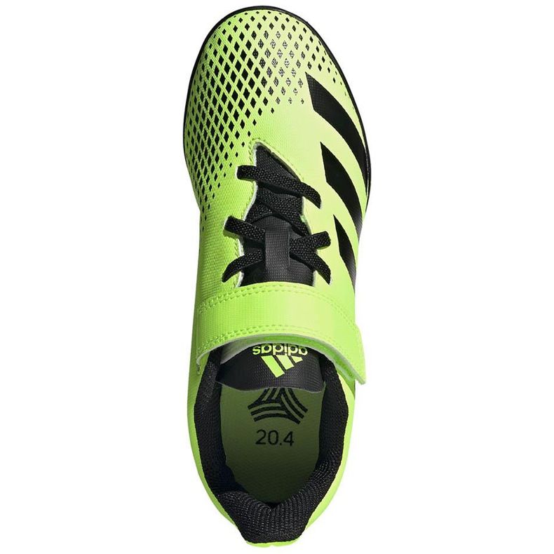 Chuteiras Adidas Predator 20.4 H&amp;L Tf Junior verde-pretas FW9780 1