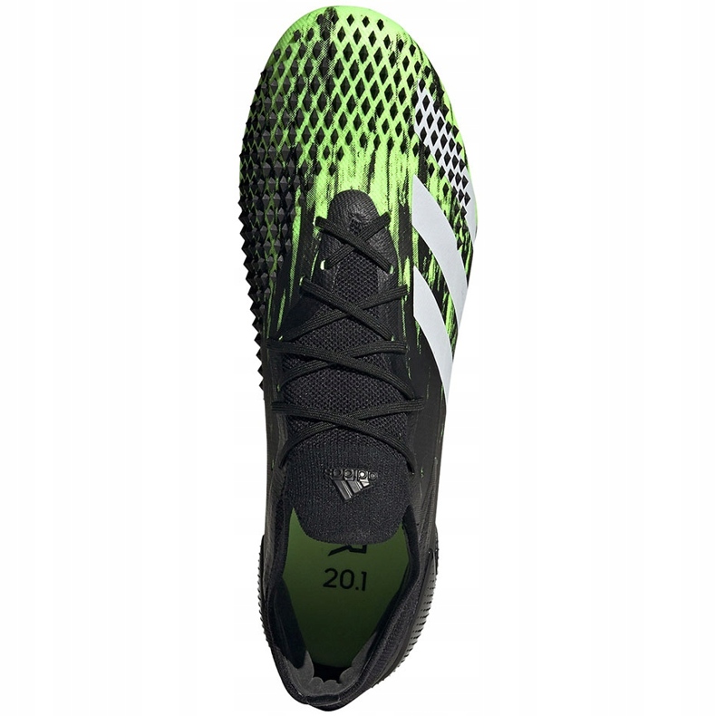 Chuteiras adidas Predator Mutator 20.1 L Fg preto e verde EH2885 1