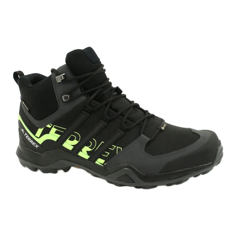 Sapatos masculinos Adidas Terrex Swift R2 Mid Gtx pretos EH2281 cinza verde 2