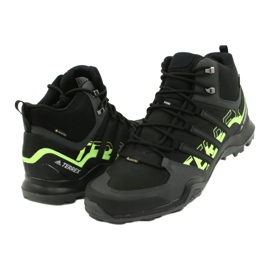 Sapatos masculinos Adidas Terrex Swift R2 Mid Gtx pretos EH2281 cinza verde 3