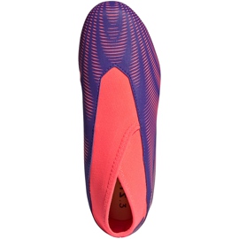 Chuteiras Adidas Nemeziz.3 Ll Fg Junior roxo-rosa EH0583 1