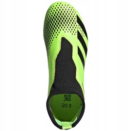 Chuteiras Adidas Predator 20.3 Ll Fg Junior verde-pretas EH3019 1