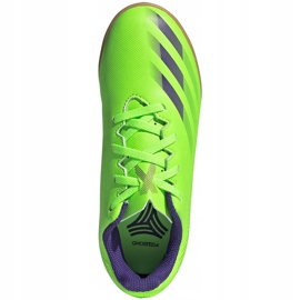 Chuteiras verdes adidas X Ghosted.4 In Junior EG8233 1