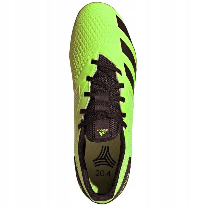Chuteiras Adidas Predator 20.4 In Sala verdes e pretas EH3005 1